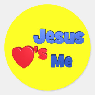Jesus Loves Me Stickers
