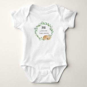 Jesus loves me this i know baby bodysuit