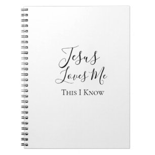 Jesus Loves Me This I Know Photo Notebook