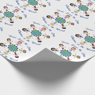 Jesus Loves the Children Wrapping Paper