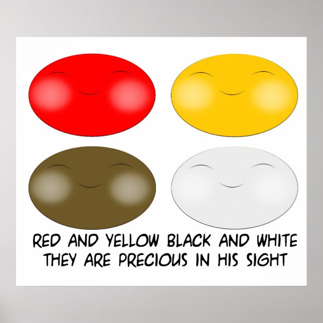 Jesus Loves the Little Children of the World Poster (Front)