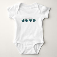 Jesus Loves the Little Children Vintage Blue Heart