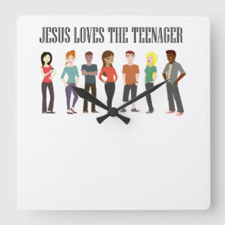 JESUS LOVES THE TEENAGER CLOCK