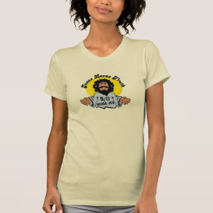 Jesus Loves Truth 9-11 Inside Job Funny T-Shirt