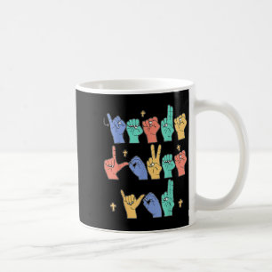 Jesus Loves You Asl Christian Jesus Toddler I Sign Coffee Mug