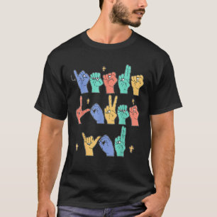 Jesus Loves You ASL Christian Jesus Toddler I Sign T-Shirt