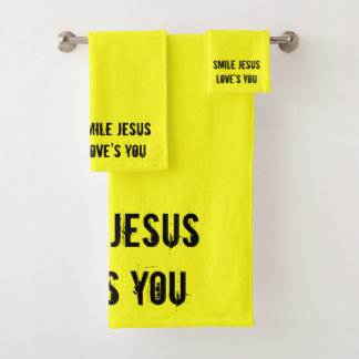 Jesus Loves you Bath Towel Set