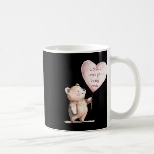 Jesus Loves You Beary Much Cute Christian Kids Coffee Mug