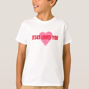 JESUS LOVES YOU Boy's T-Shirt