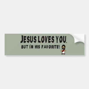 Jesus Loves You Bumper Sticker