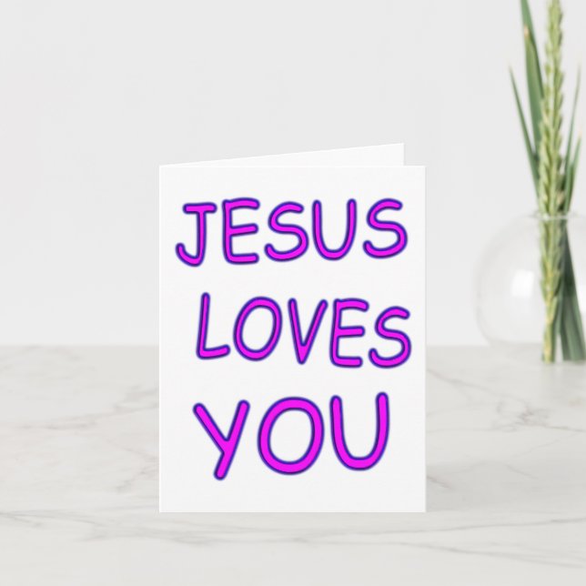 Jesus Loves You Card (Front)