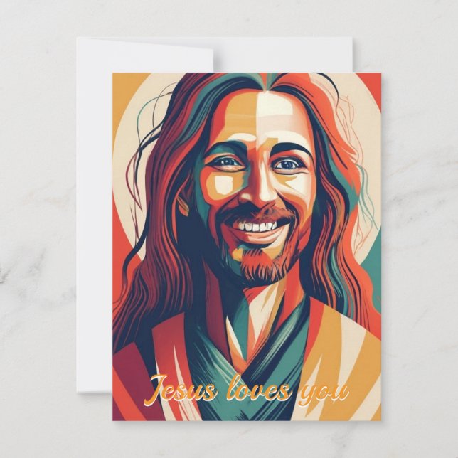Jesus loves you card (Front)