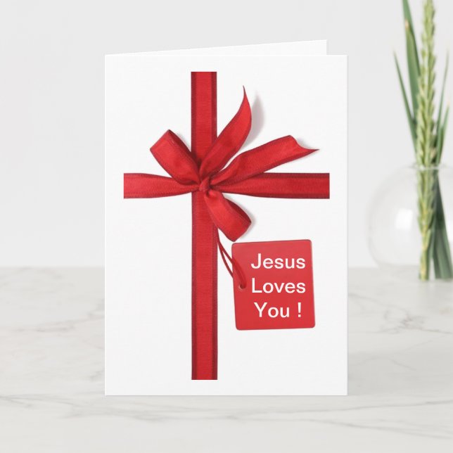JESUS LOVES YOU CARD (Front)