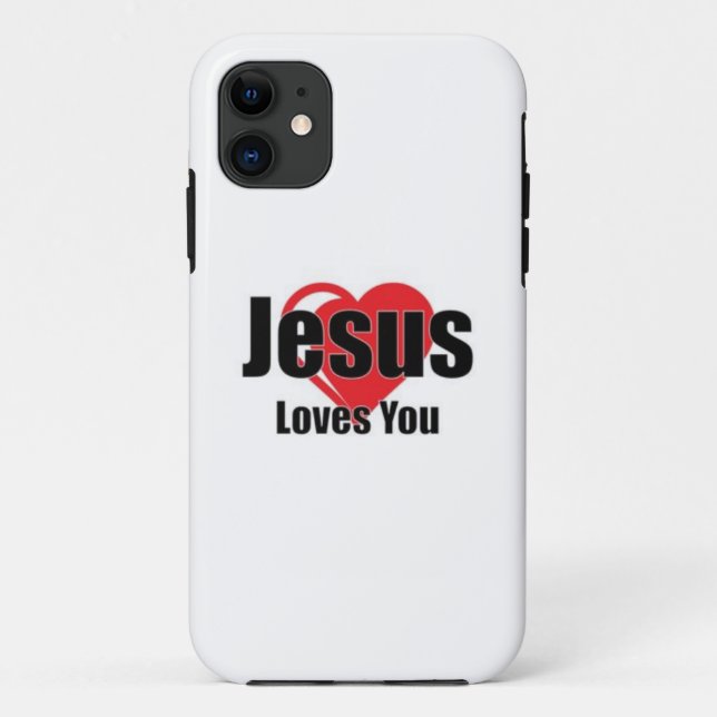 Jesus loves you Case-Mate iPhone case (Back)