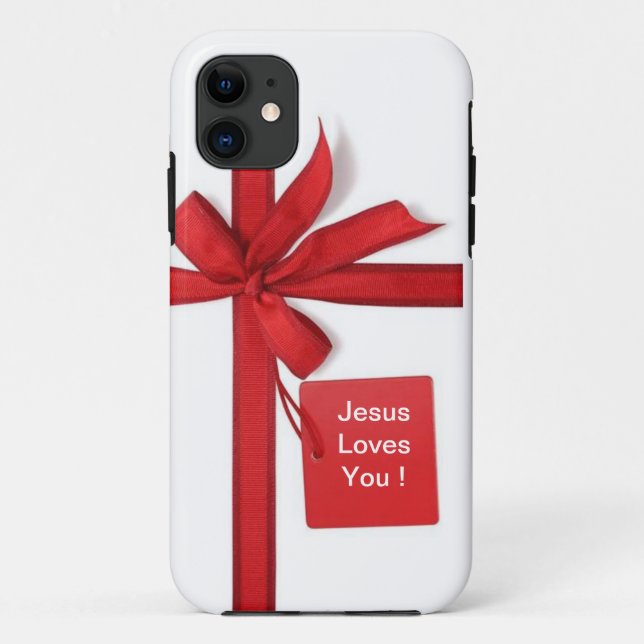 JESUS LOVES YOU Case-Mate iPhone CASE (Back)