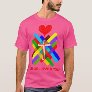 Jesus Loves You Christian Christianity Christ God T-Shirt