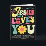 Jesus Loves You Christian Cross God Faith Bible Re Card<br><div class="desc">Jesus Loves You Christian Cross God Faith Bible Religious</div>