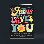 Jesus Loves You Christian Cross God Faith Bible Re Card<br><div class="desc">Jesus Loves You Christian Cross God Faith Bible Religious</div>