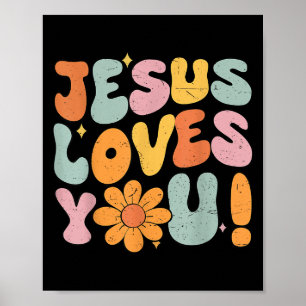 Jesus Loves You Christian Teen Girl God Sister Goo Poster