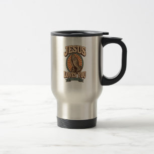 Jesus Loves You Christian Travel/Commute Mug