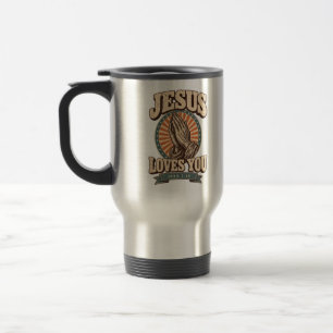 Jesus Loves You Christian Travel/Commute Mug