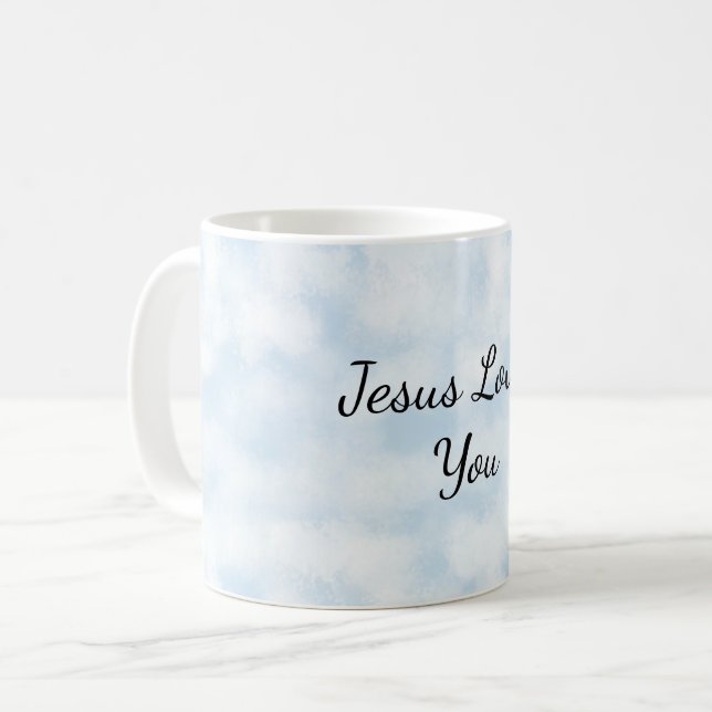 Jesus Loves You Coffee Mug (Front Left)