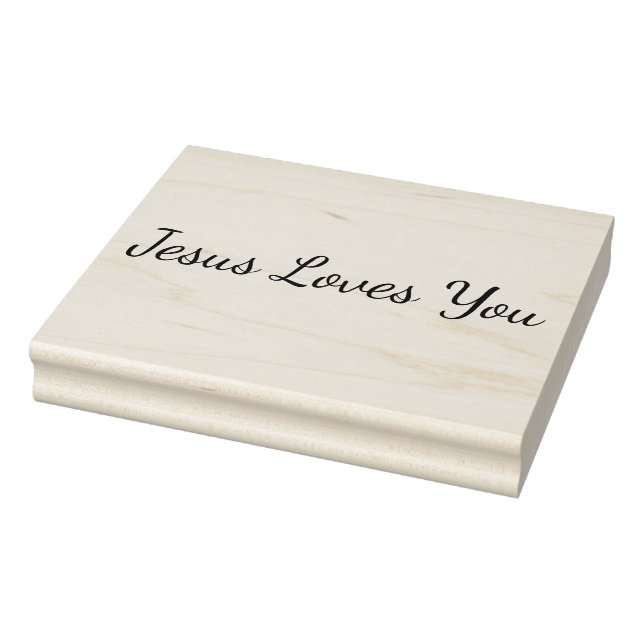 Jesus Loves You Craft Scrapbook Bible Stamp (Stamp)