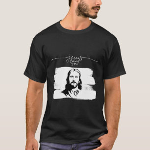 Jesus Loves You Cross And Heart Christian Faith Be T-Shirt