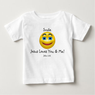 Jesus Loves You Customise it Baby T-Shirt