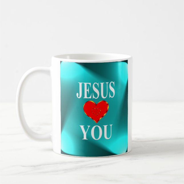 Jesus Loves You Eternal Salvation Coffee Mug (Left)