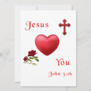 jesus loves you holiday card