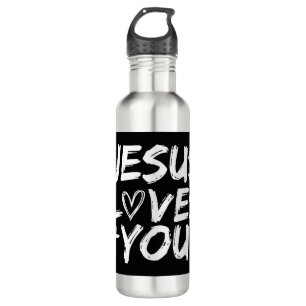 Jesus Loves You I Jesus  710 Ml Water Bottle
