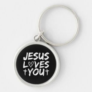 Jesus Loves You I Jesus Key Ring