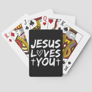 Jesus Loves You I Jesus  Playing Cards