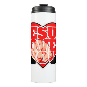 Jesus Loves You-Inspirational Christian Faith Thermal Tumbler