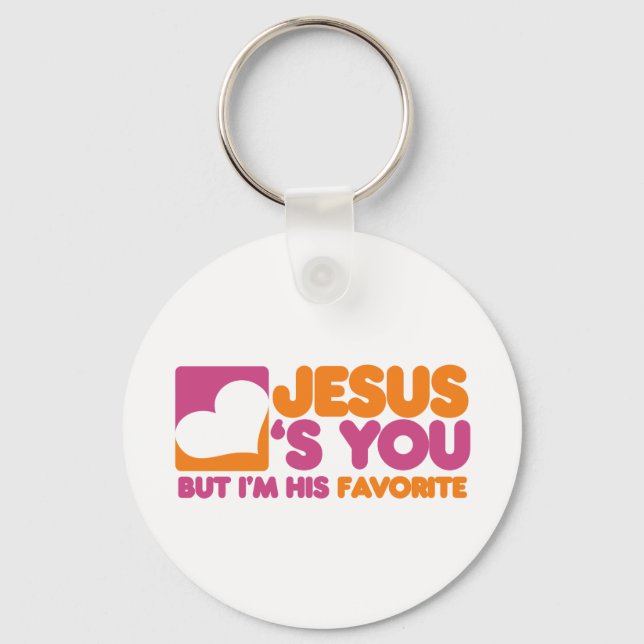 Jesus Loves You Key Ring (Front)