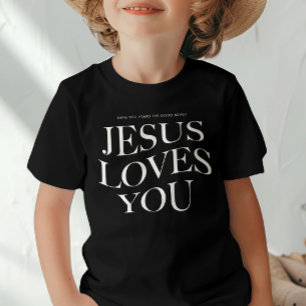 Jesus Loves You   Kids Christian Aesthetic Apparel Tri-Blend Shirt