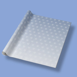 Jesus loves you! light blue ombre wrapping paper