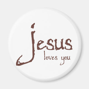Jesus Loves You Magnet