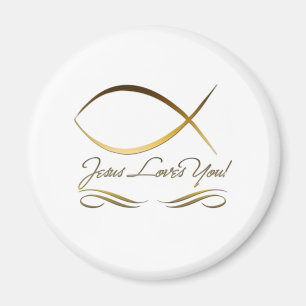 Jesus Loves You Magnet