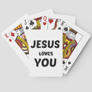 JESUS LOVES YOU PLAYING CARDS