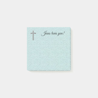 Jesus loves you! post-it notes