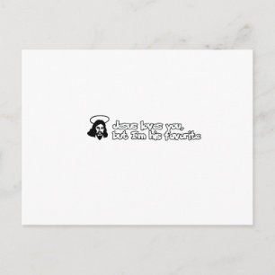 Jesus loves you postcard