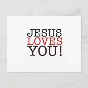 Jesus Loves You! Postcard