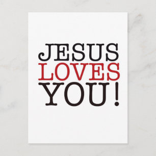 Jesus Loves You! Postcard