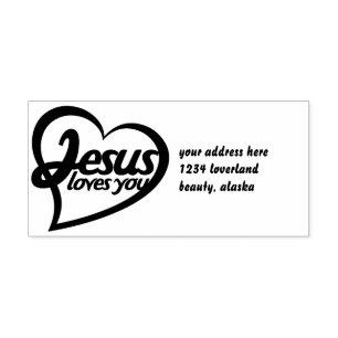 Jesus Loves you Self-inking Stamp