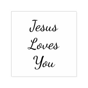 Jesus Loves You Self-inking Stamp