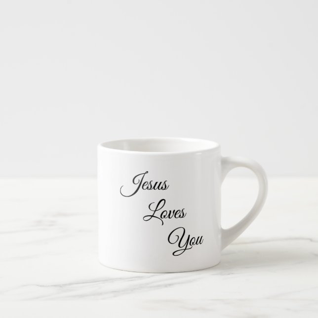 Jesus Loves You Speciality Coffee Mug (Right)