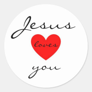 Jesus Loves You Sticker