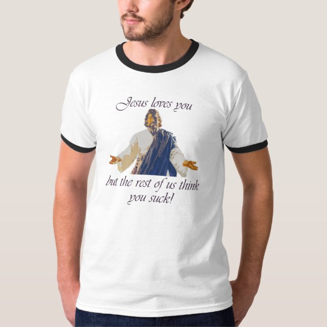 Jesus loves you T-Shirt (Front)